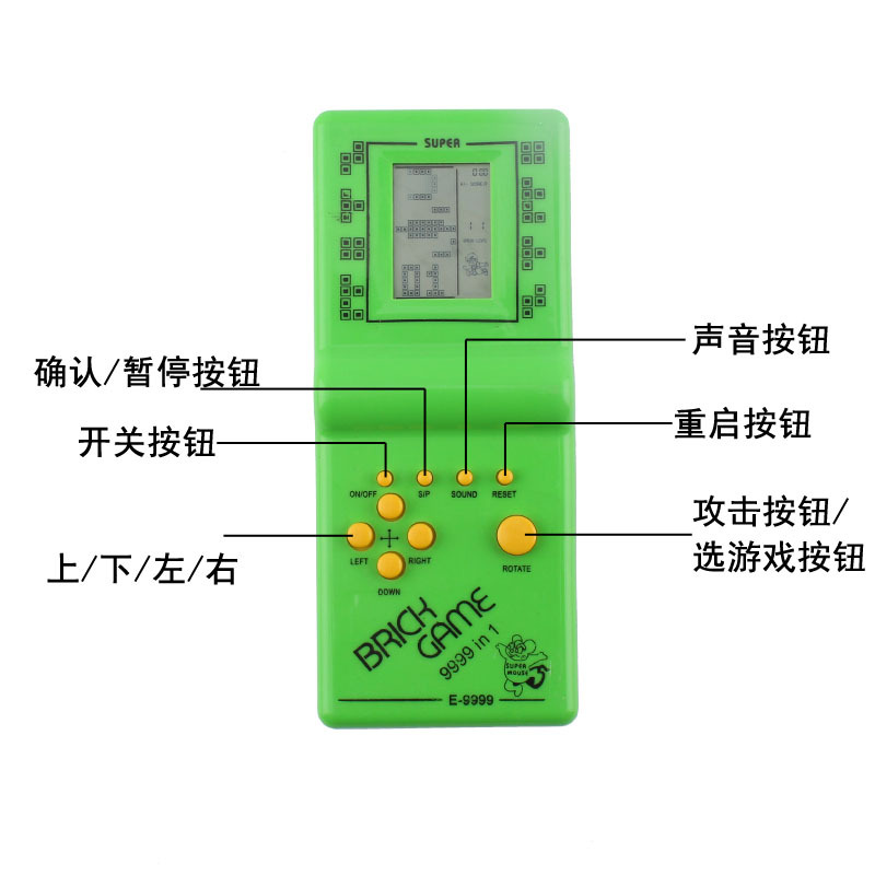 Tetris consola de juegos Specification image
