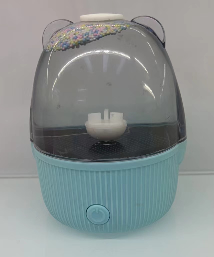 太阳能车上摆件新款太阳能车载摆件中控台汽车摆件蓝色雪花