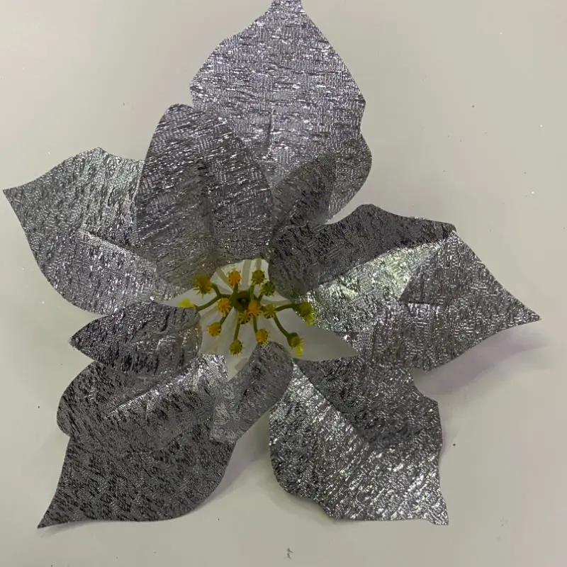 Christmas flower single white fruit forked fruit artificial plant 3333 Item Picture