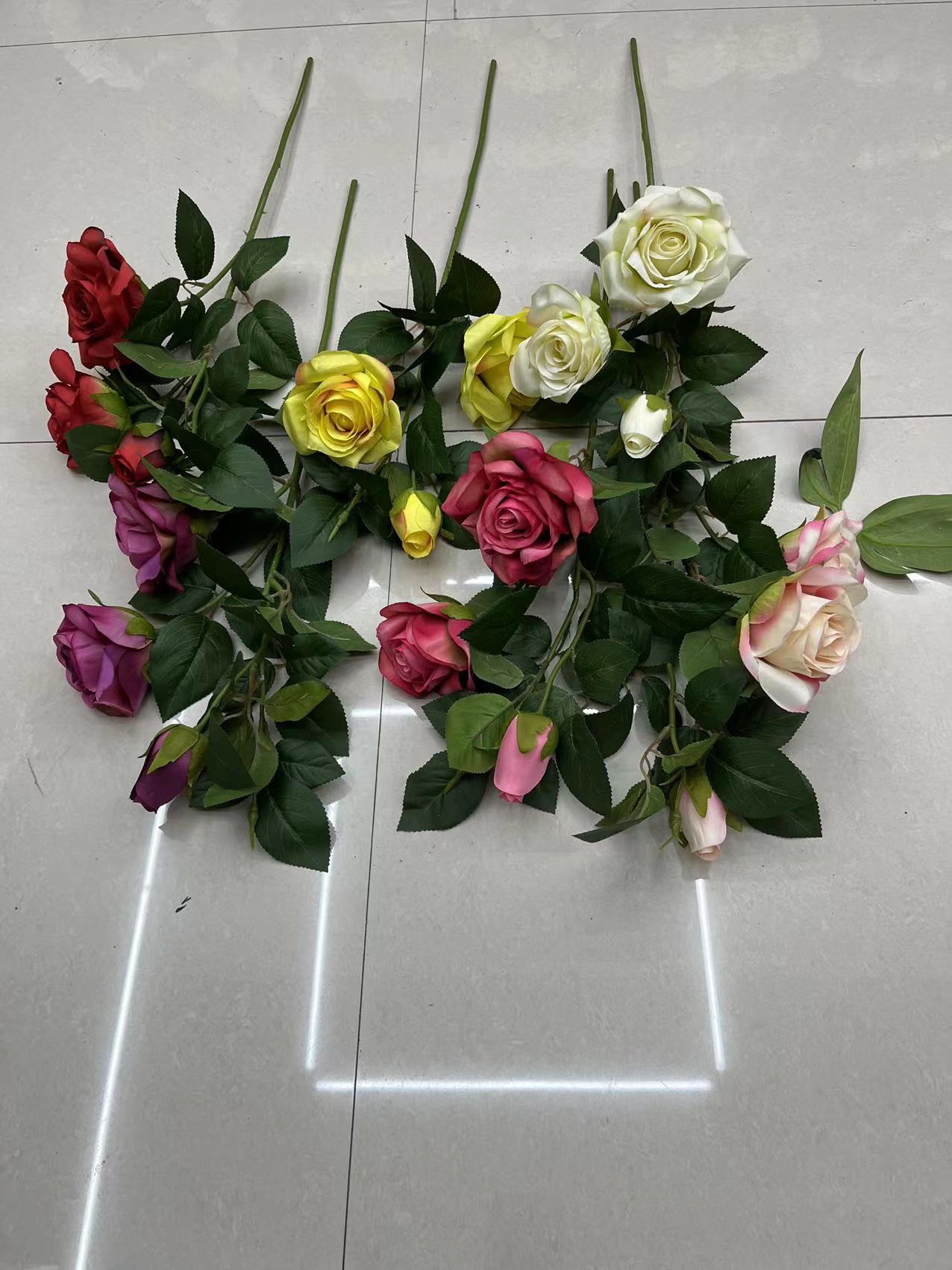 明君花行104016B仿真花束仿真植物仿真绿植插花装饰绢花塑料花40