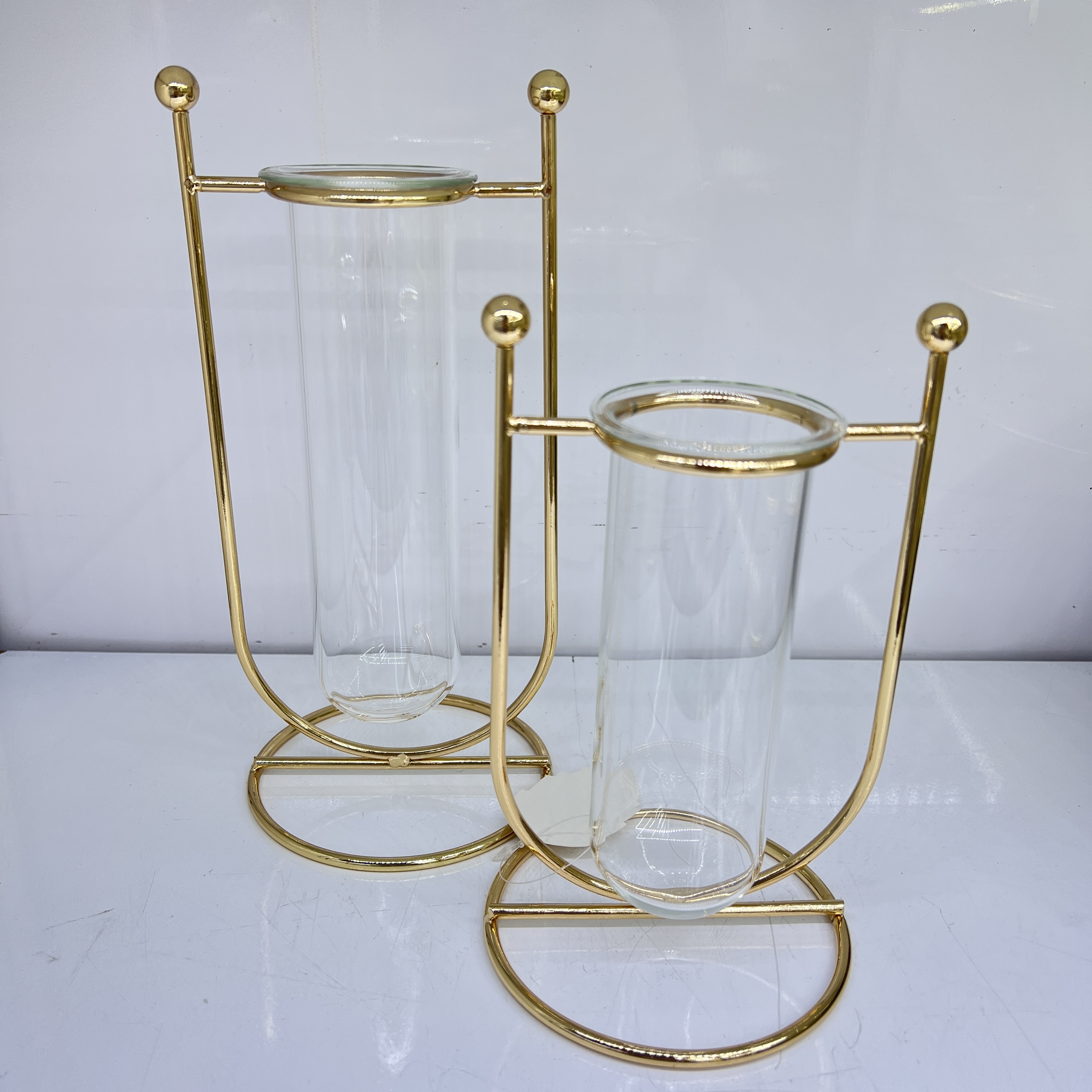 北艺花瓶金属铁工艺品其他装饰玻璃花瓶12