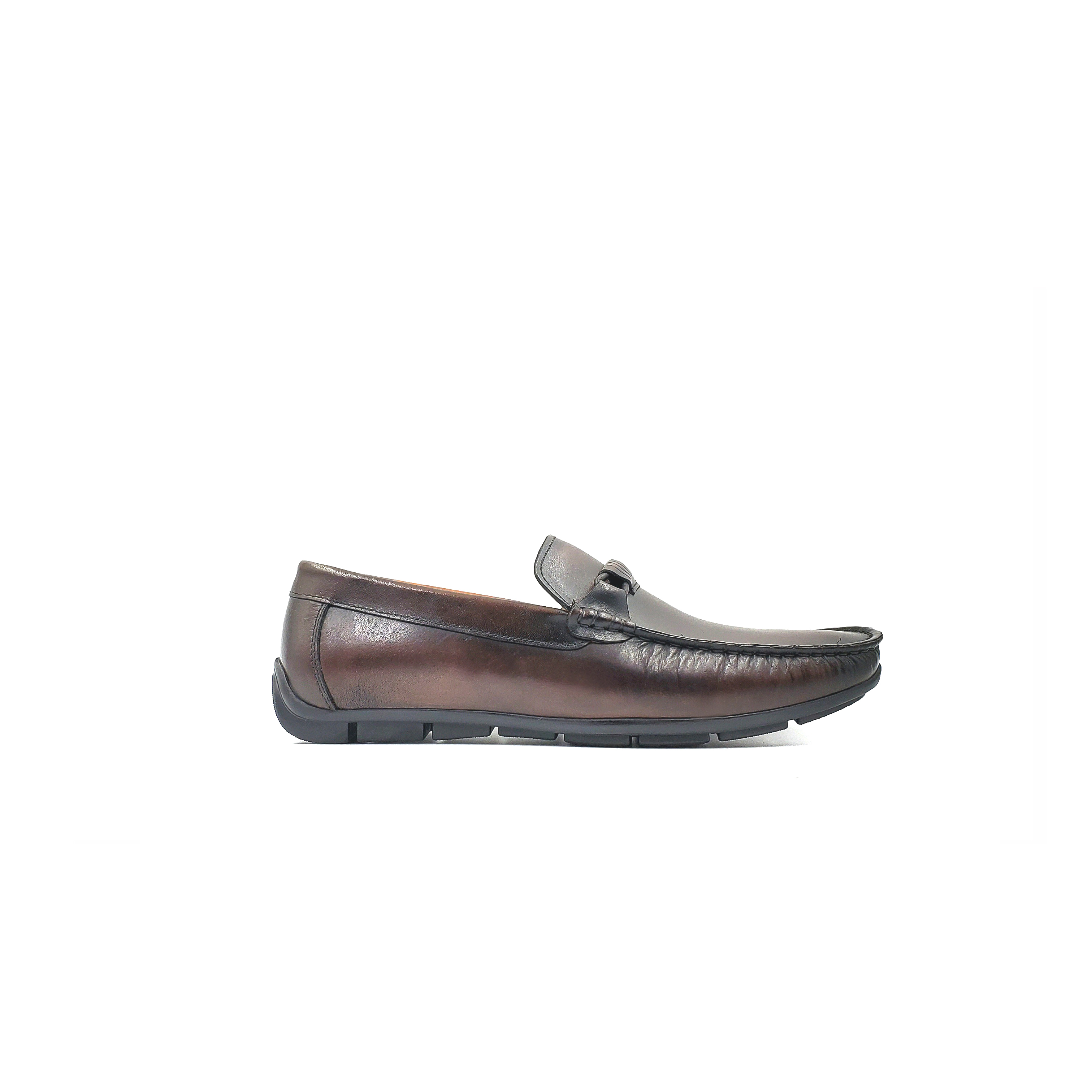 Business casual leather shoes, men's soft-soled single shoes, cowhide men's bean shoes, plus-size men's shoes, cross-border