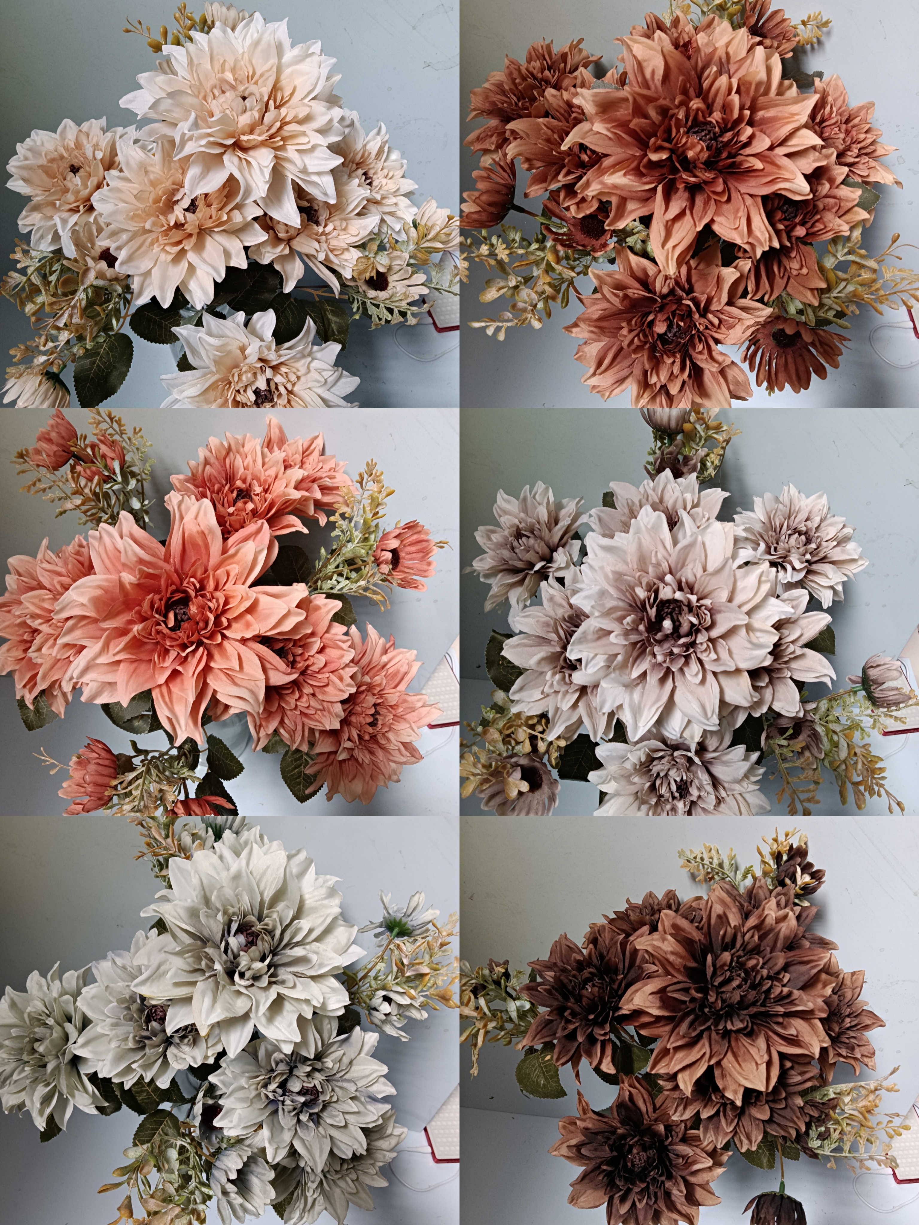 Mingjun Flower Shop 104016B Artificial Flower Bouquets, artificial plants, Artificial green plants, flower arrangements, Decorative Silk flowers, Plastic flowers 11