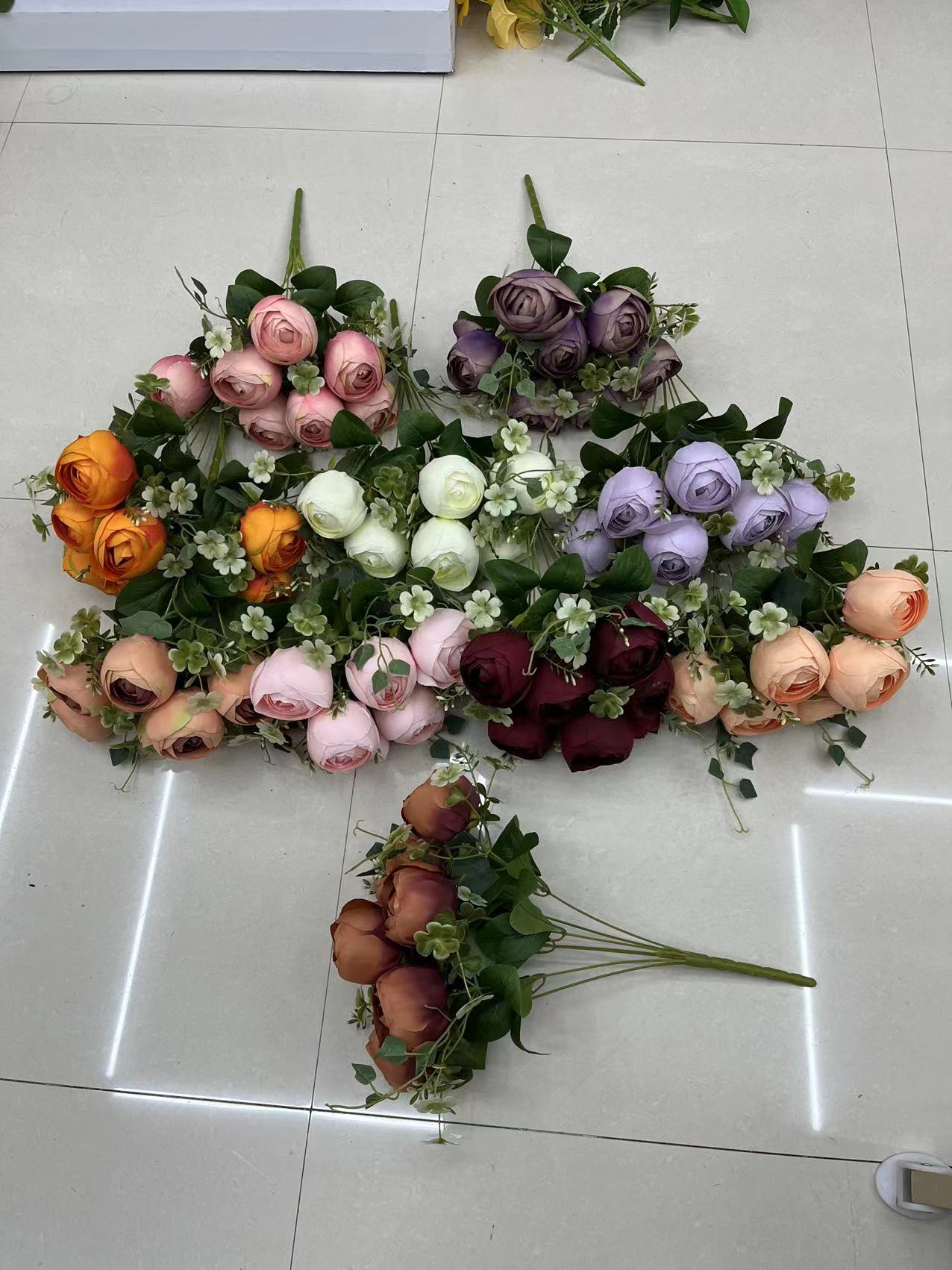 Mingjun Flower Shop 104016B Artificial Flower Bouquets, artificial plants, Artificial green plants, flower arrangements, Decorative Silk Flowers, Plastic Flowers 38
