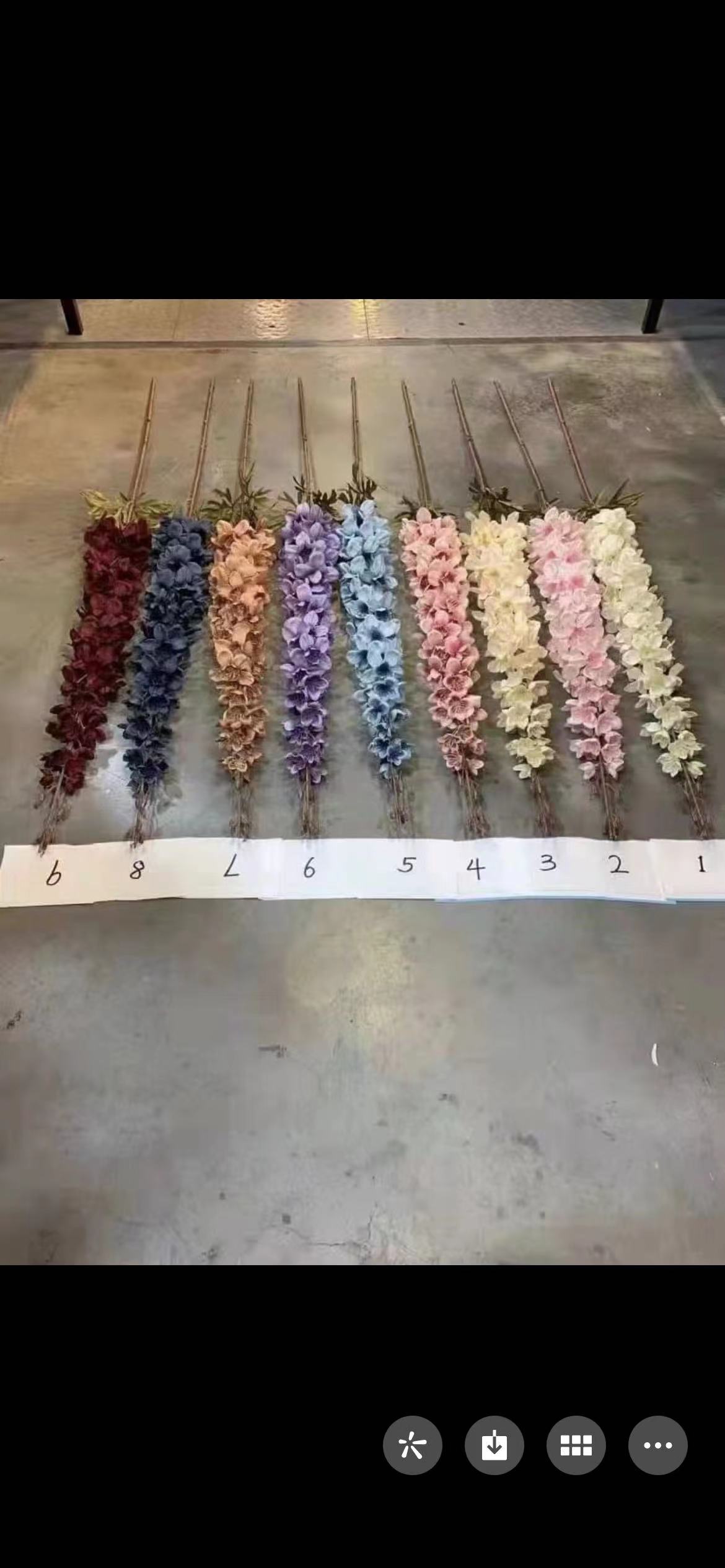 Mingjun Flower Shop 104016B Artificial Flower Bouquet, Artificial Plants, Artificial Green Plants, Flower Arrangement Decoration, Silk Flowers, Plastic Flowers, 55