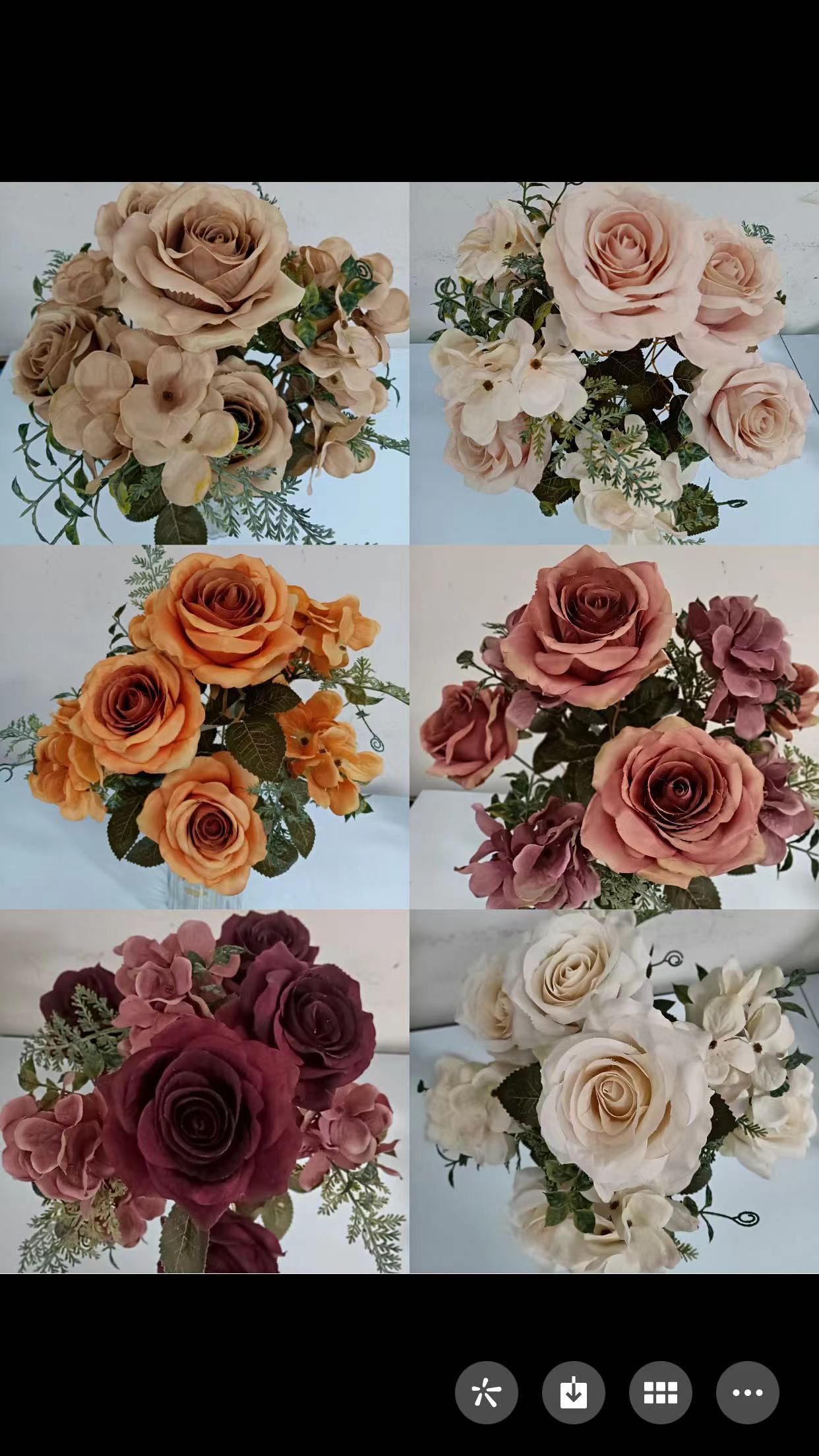 明君花行104016B仿真花束仿真植物仿真绿植插花装饰绢花塑料花49