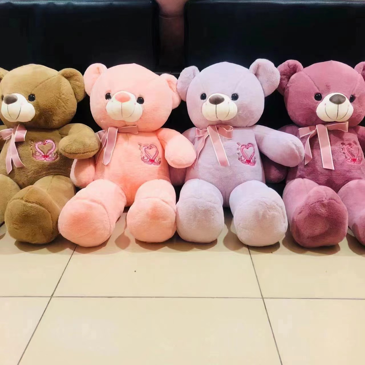 Love Swan Bear Plush Bear details Picture