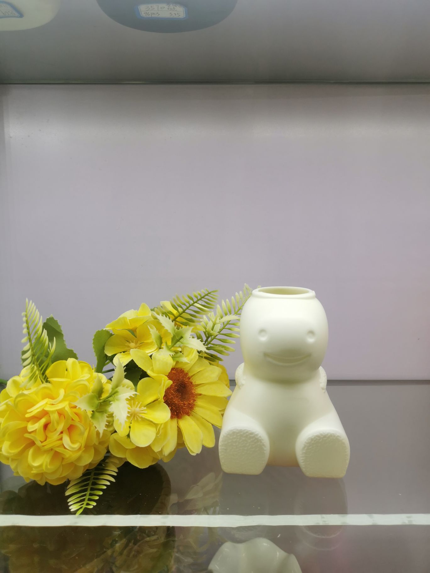 Three-color mixed plastic vase ornaments