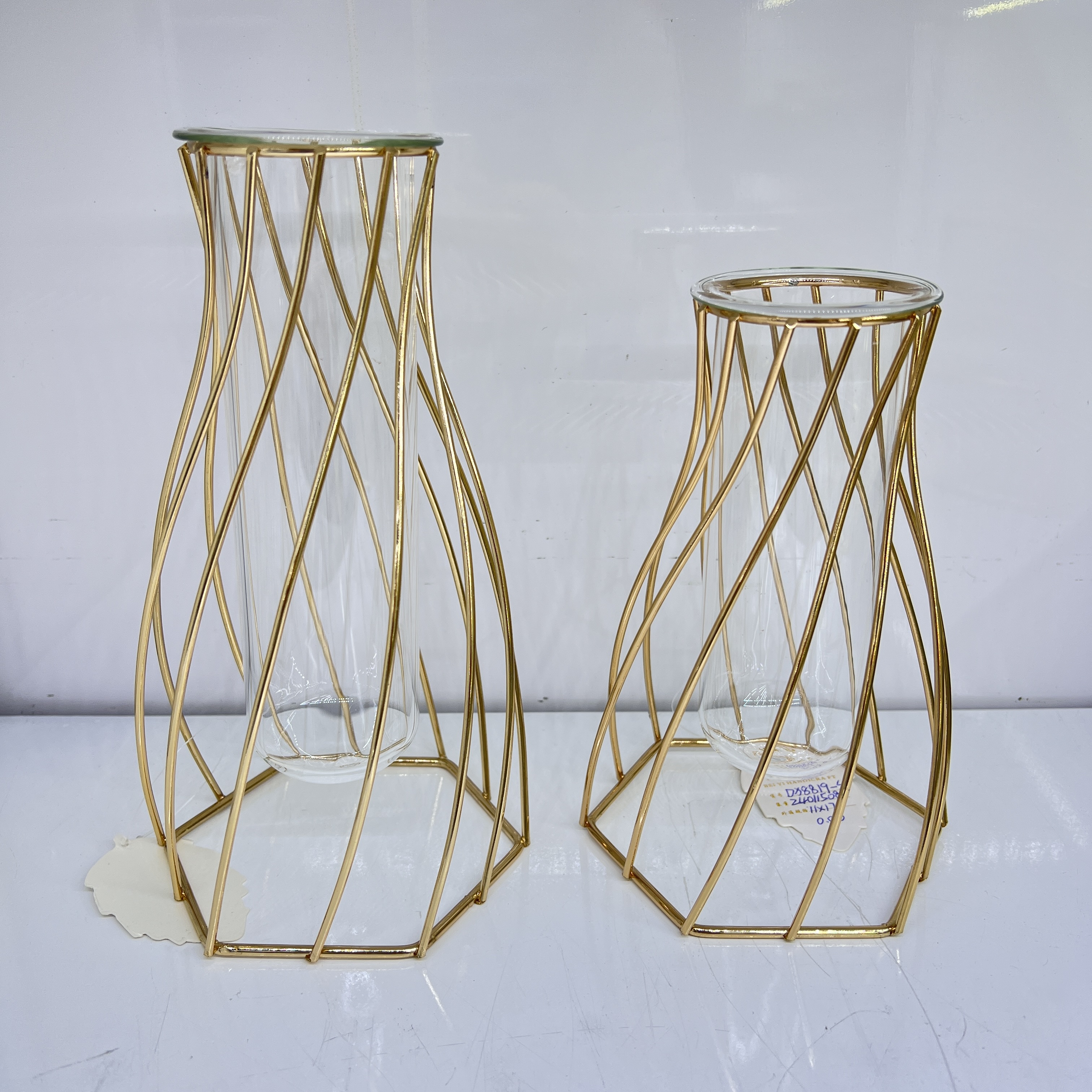 北艺花瓶金属铁工艺品其他装饰玻璃花瓶14