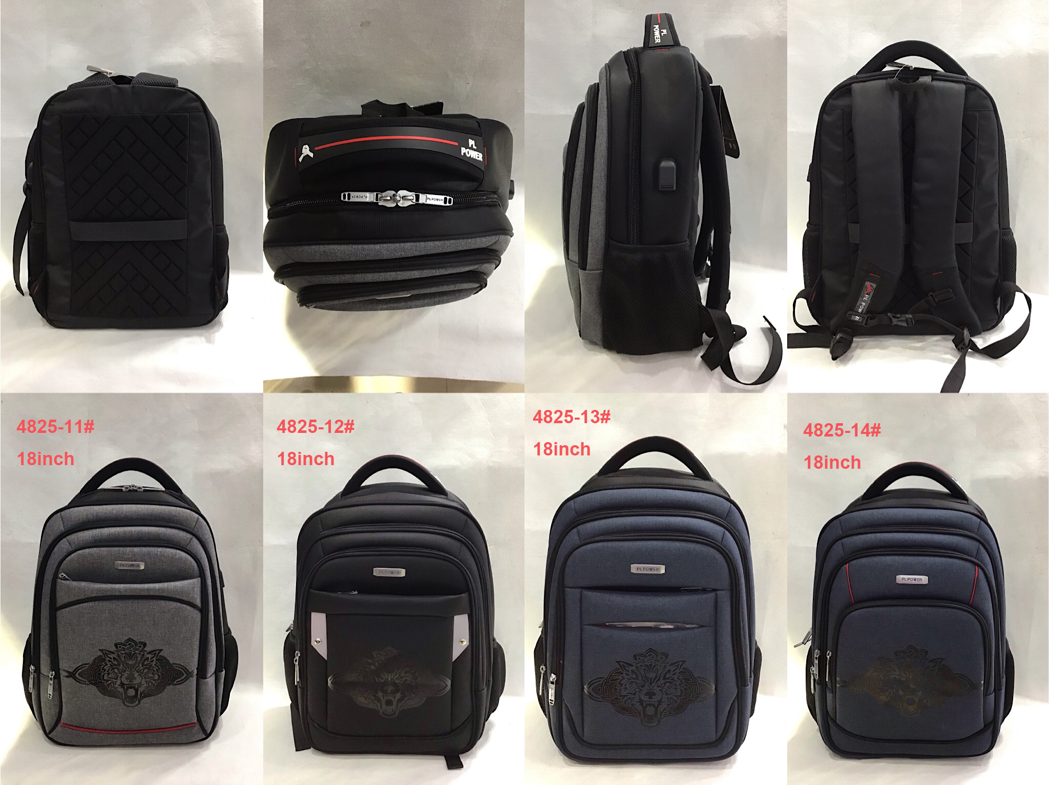 新款多功能双肩背包男女大学生书包户外休闲旅行电脑背包