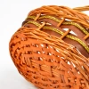 Willow and rattan woven fruit basket, supermarket gift, willow woven basket, gift basket, hand-held basket, three-piece set, storage basket Item Picture