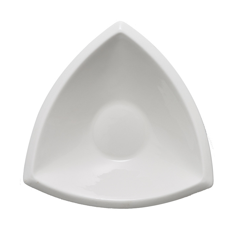 Hotel tableware: ceramic bowls, plates, triangular edge bowls Item Picture