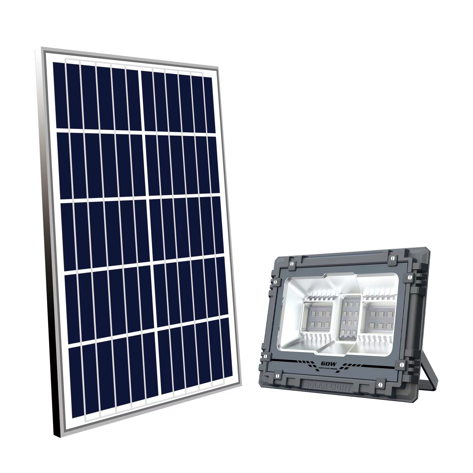 Alien solar floodlight RGB full-color ambient light Music Colorful Rhythm courtyard LED high-brightness portable floodlight APP dimming