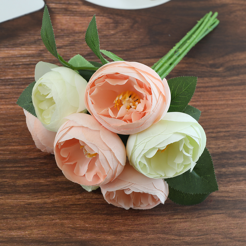 A wedding bouquet of seven peonies for brides Specification image