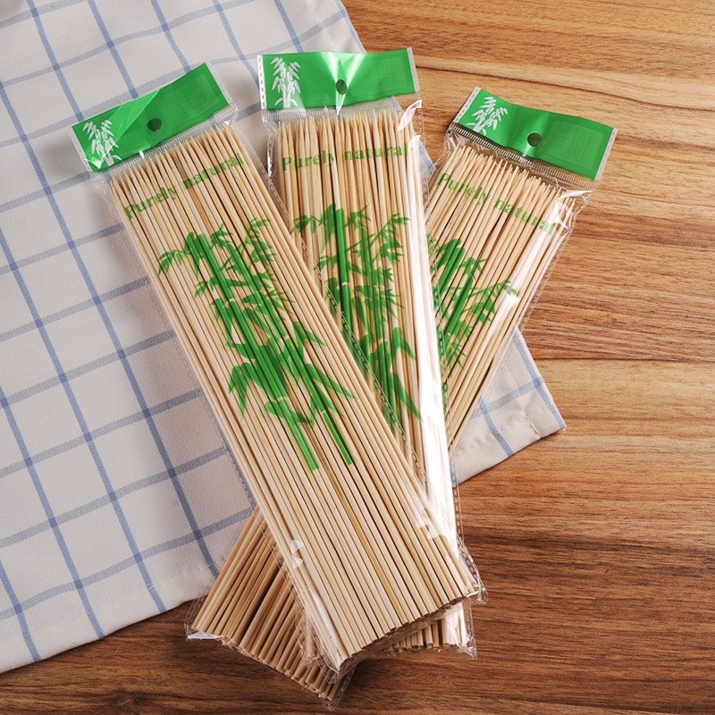 竹签烧烤签天然竹子制作一次性签 串串 铁炮签详情图1