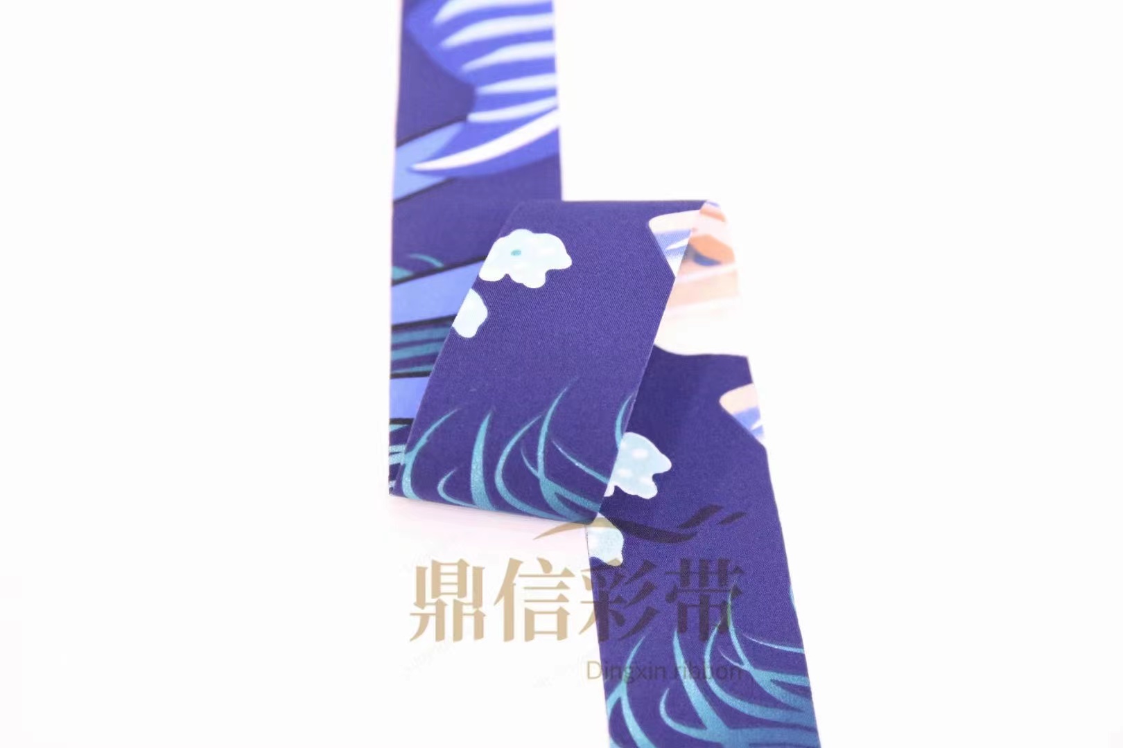 Korean webbing 1409 Hawaiian fabric lace ribbon factory direct sales for export 50Y Item Picture