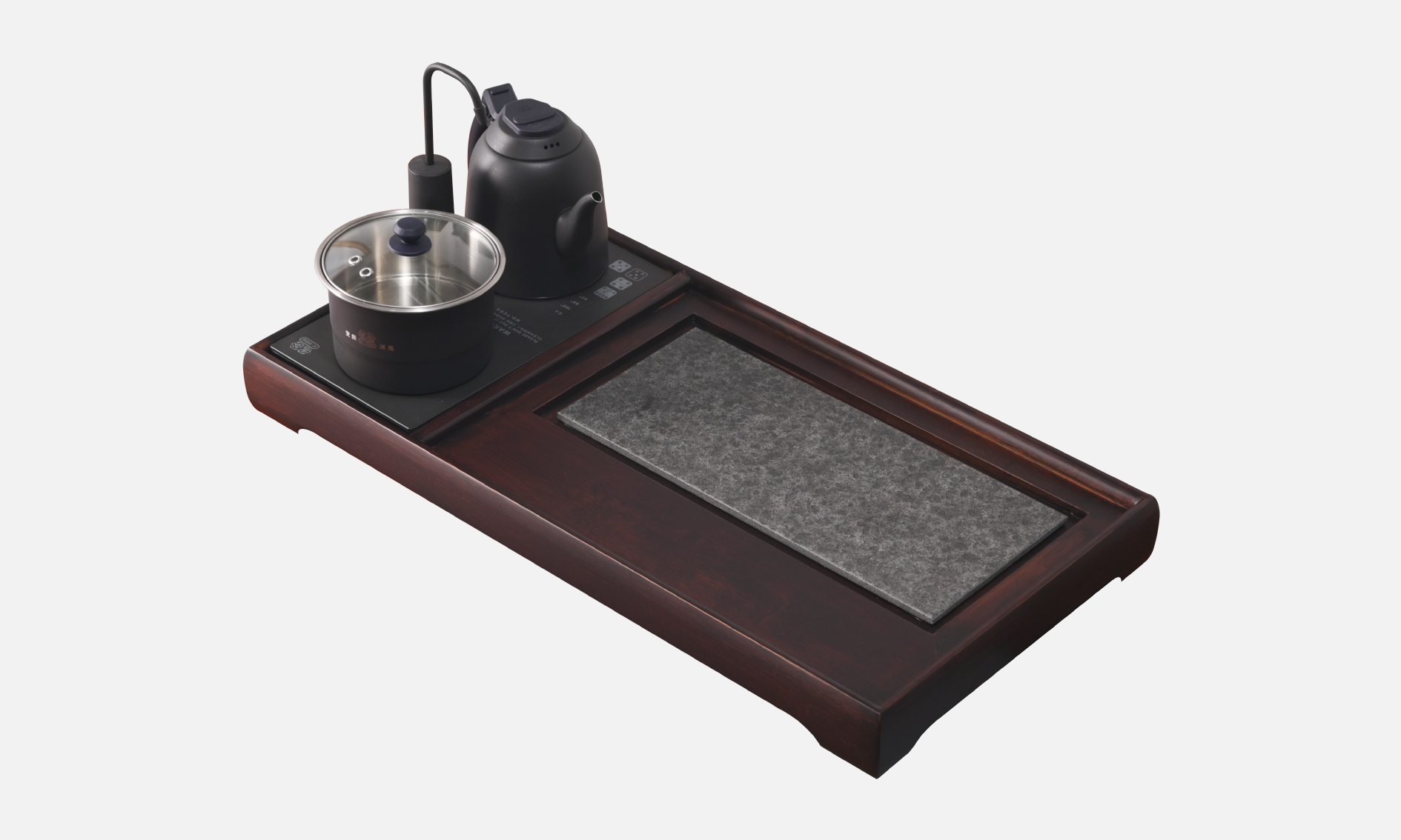 至为家居严选茗砚四合一茶盘系列楠竹茶器茶道配件家具套装家居楠竹