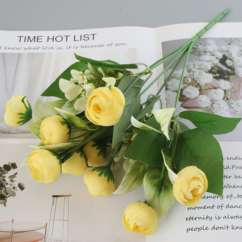 Artificial flower mini peony Specification image