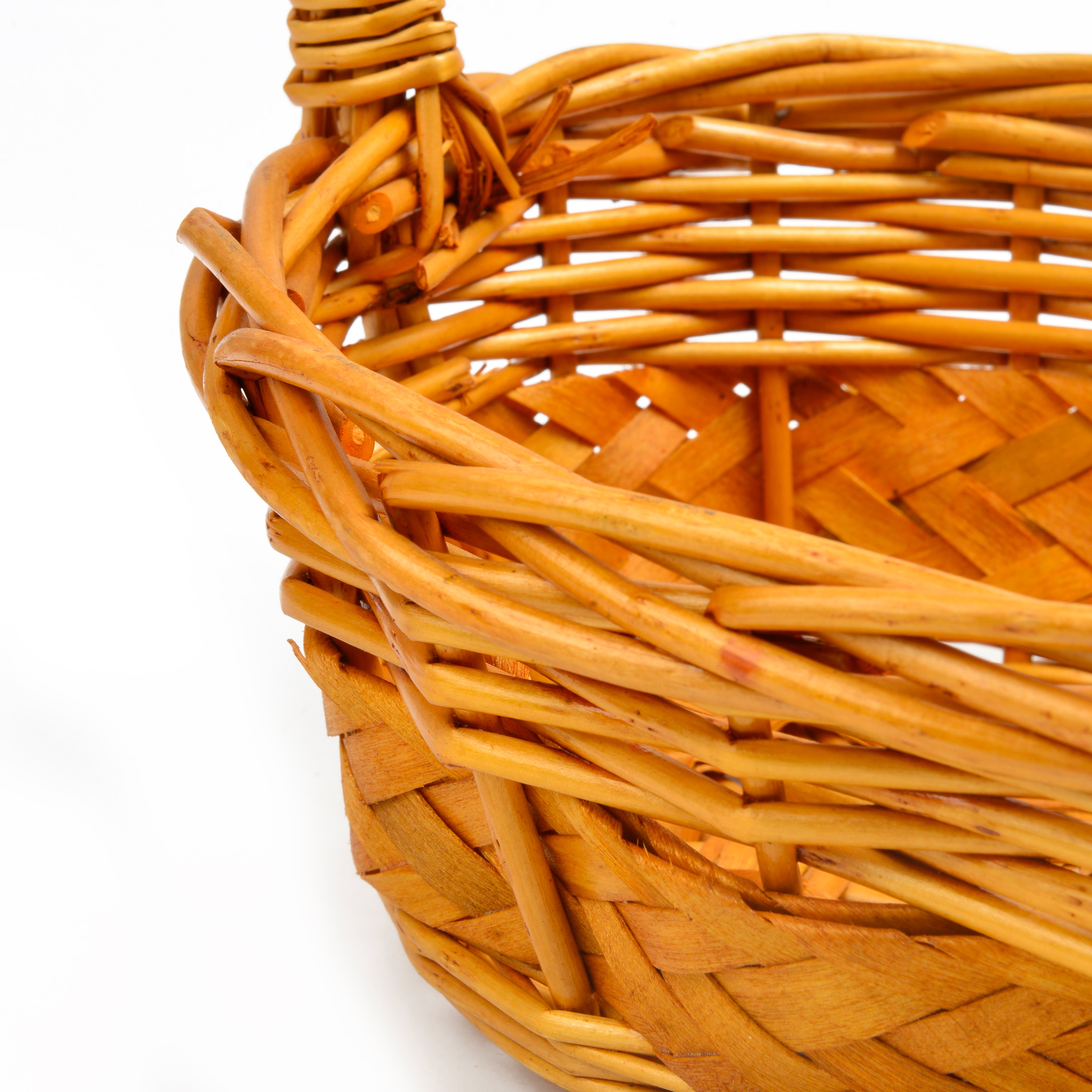 Handmade three-piece flower basket, woven flower basket, fruit basket, storage basket, fruit plate, picnic basket, paper rope three-piece flower basket Application Scenario