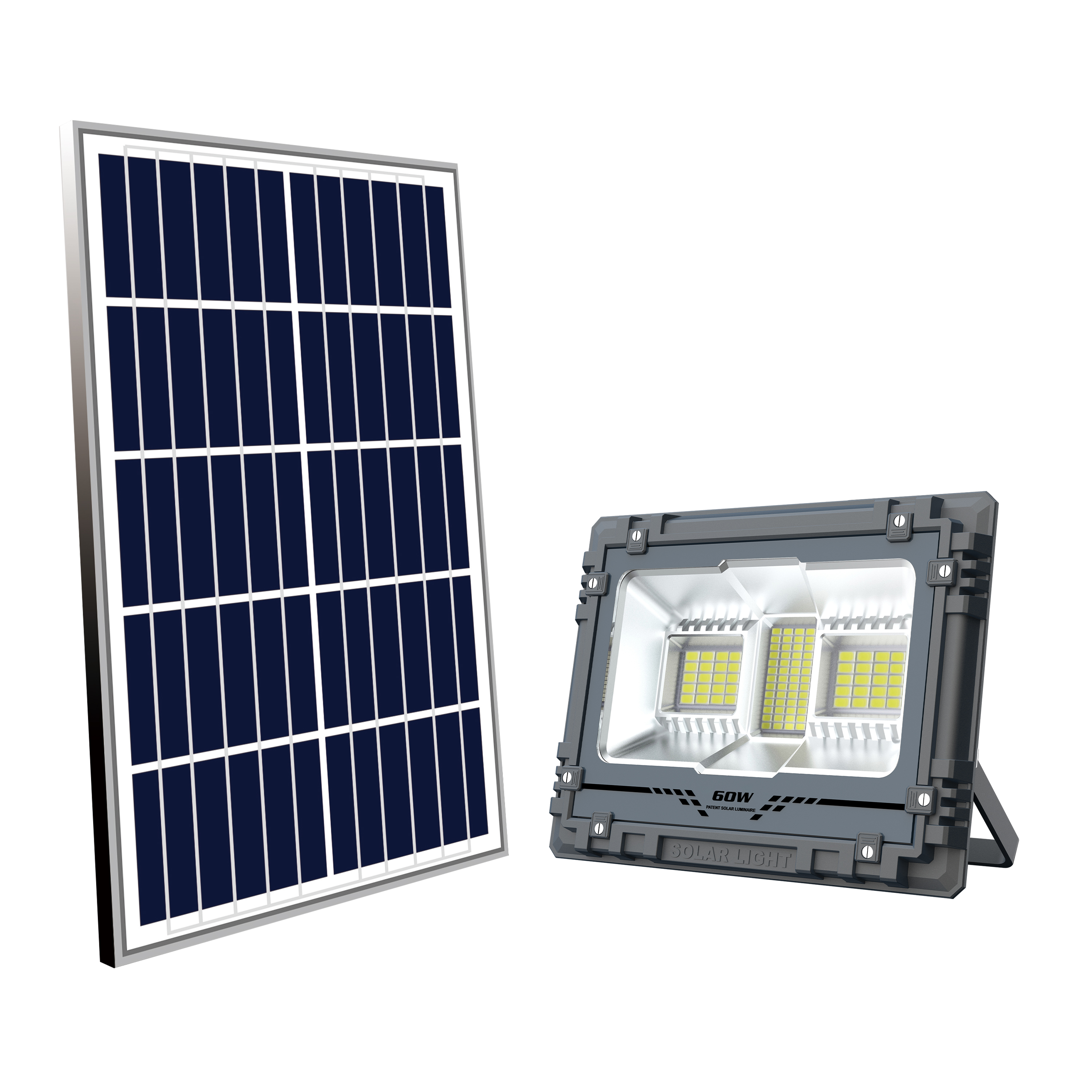 Alien solar floodlight Outdoor courtyard LED high-brightness portable solar lamp white optical wide-angle