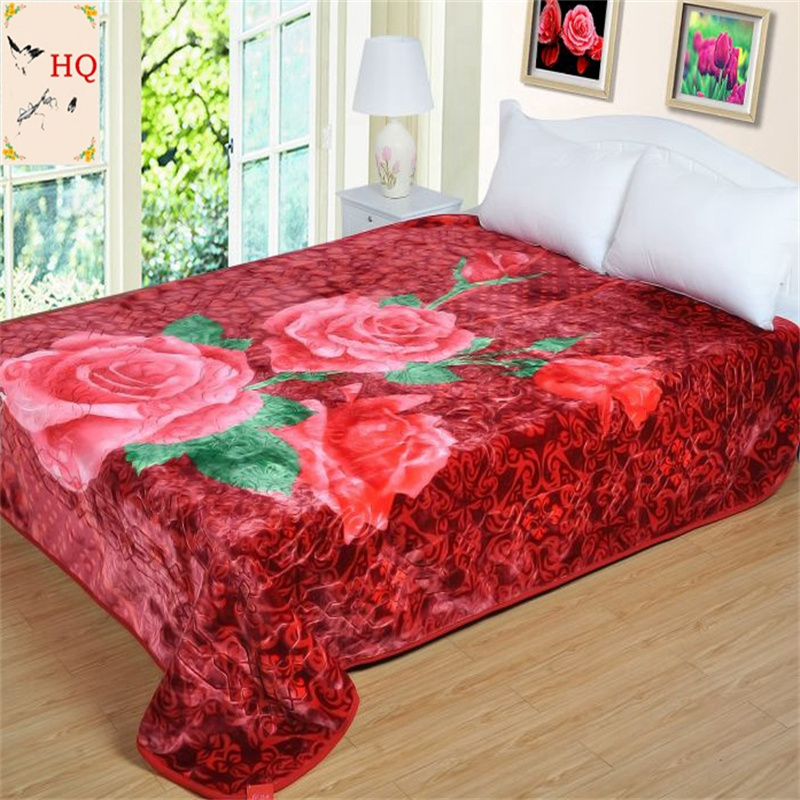 拉舍尔毯实物图