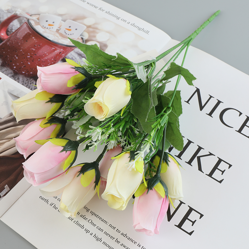 The 2023 new 5-head 10-flower rose is used for wedding supplies decoration Application Scenario