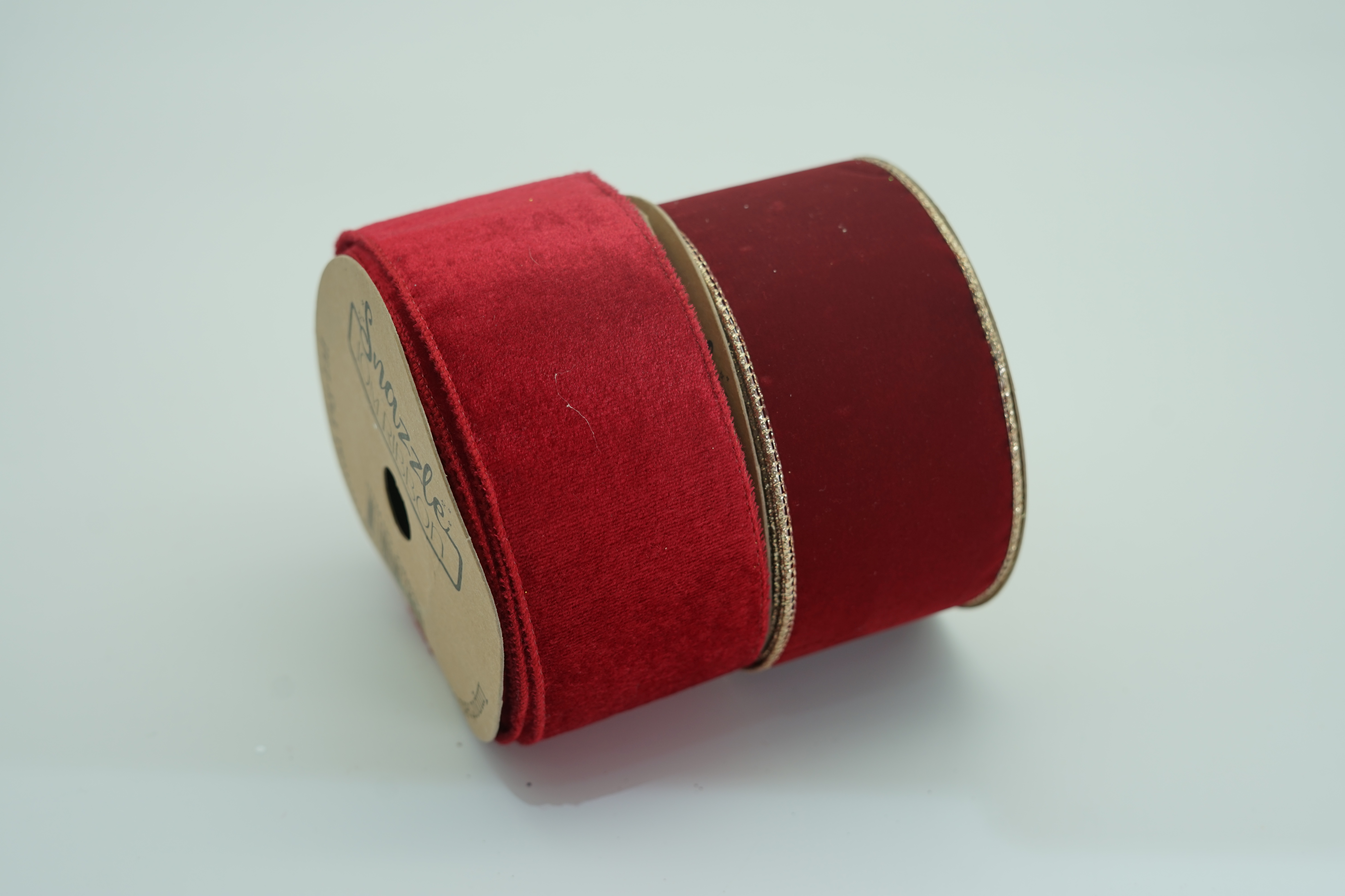 秋硕工艺 0842 鲜花包装纸 圣诞树装饰  礼品包装 百变圣诞树装饰罗纹织带现货批发烫金红绿飘彩带2