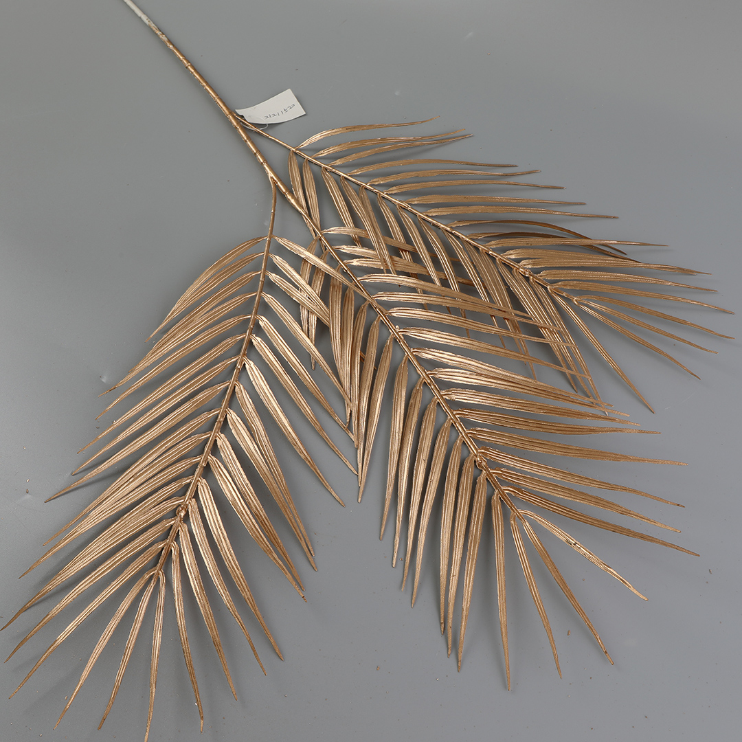 Golden artificial flowers for home decoration and wedding decoration