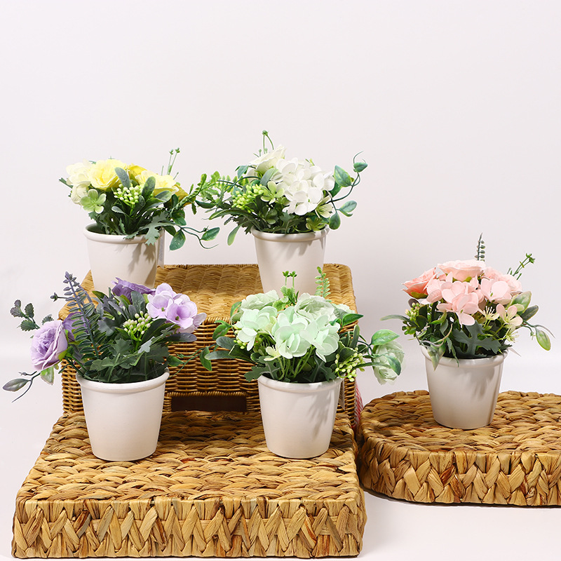 软装装饰花客厅仿真植物仿真绿植盆栽摆件小摆设绿植盆景绿色植物室内装饰品