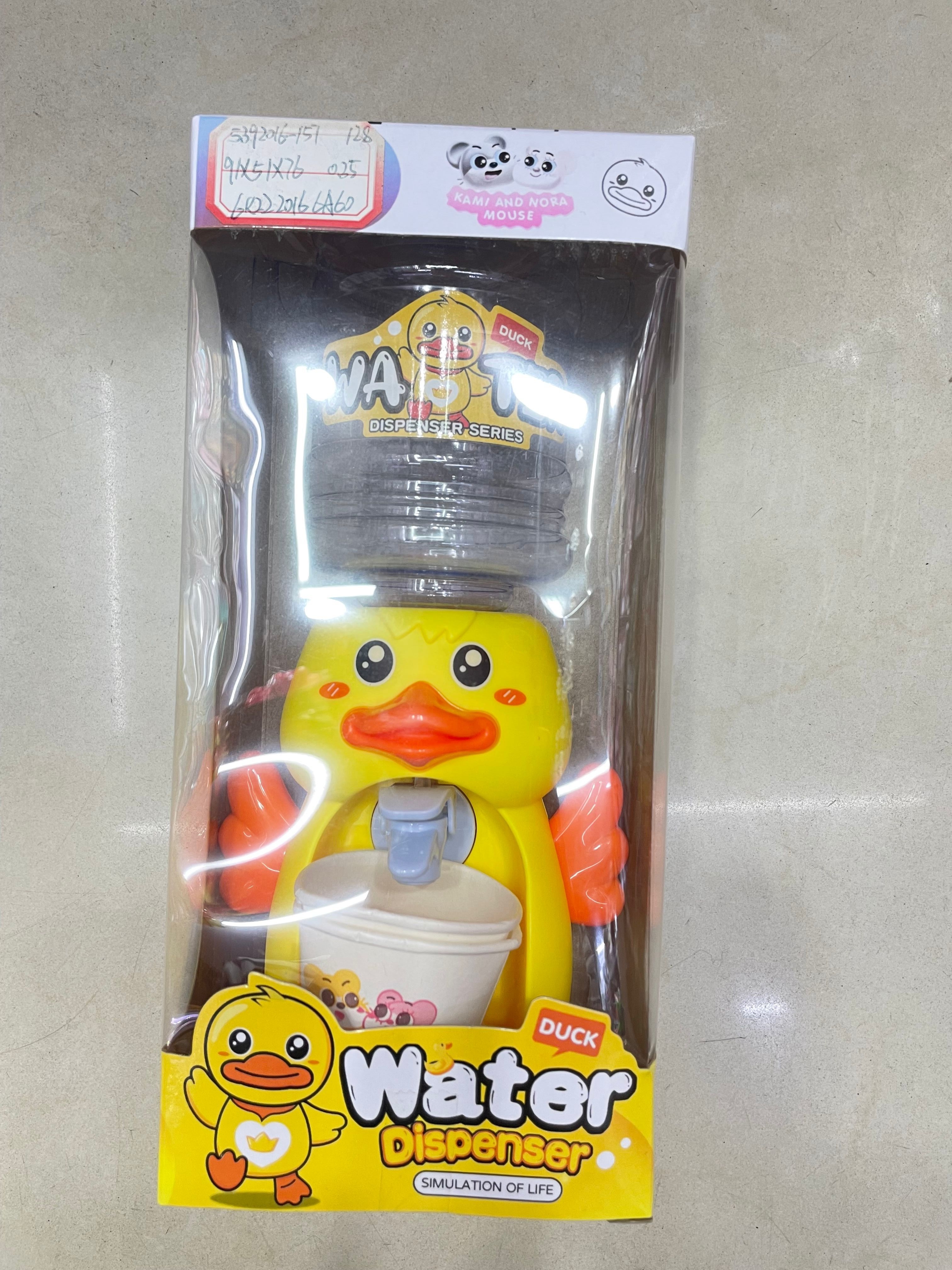 玩具卡通小黄鸭饮水机可出水