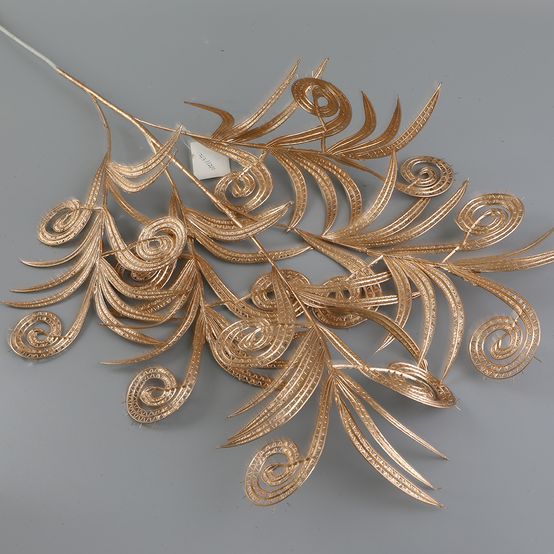 Golden artificial flowers for home decoration and wedding decoration details Picture