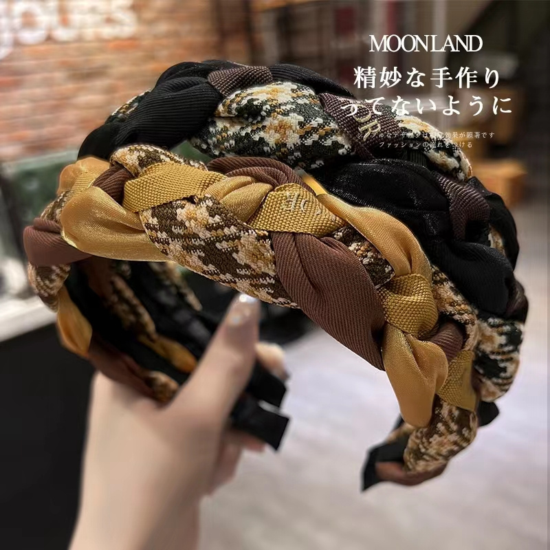 布艺编织发饰发箍布艺厂家直销超级优雅韩版时尚小仙女可爱发箍头饰卡通   