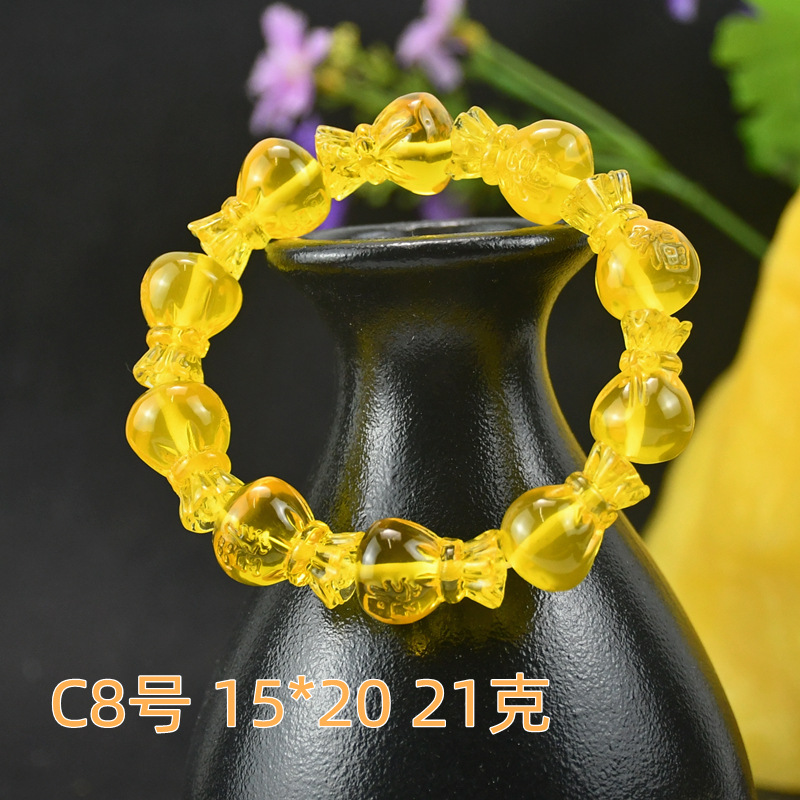 二代琥珀蜜蜡龙涎香手串C8地摊展会景点直播爆款货源工厂