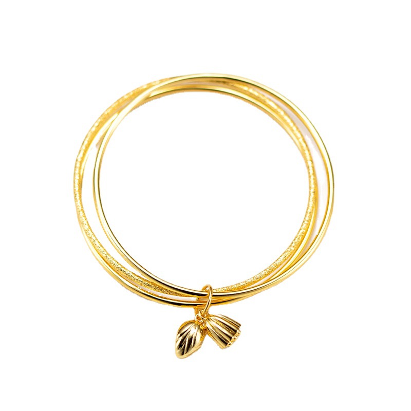 The three-ring bracelet of the same style as Douyin and Xiaohongshu is sweet and cute. The lotus pod flower bracelet of "Three Lives and Three Worlds" is a novel accessory sold directly by the Jinnu factory in Nansha, Vietnam Item Picture