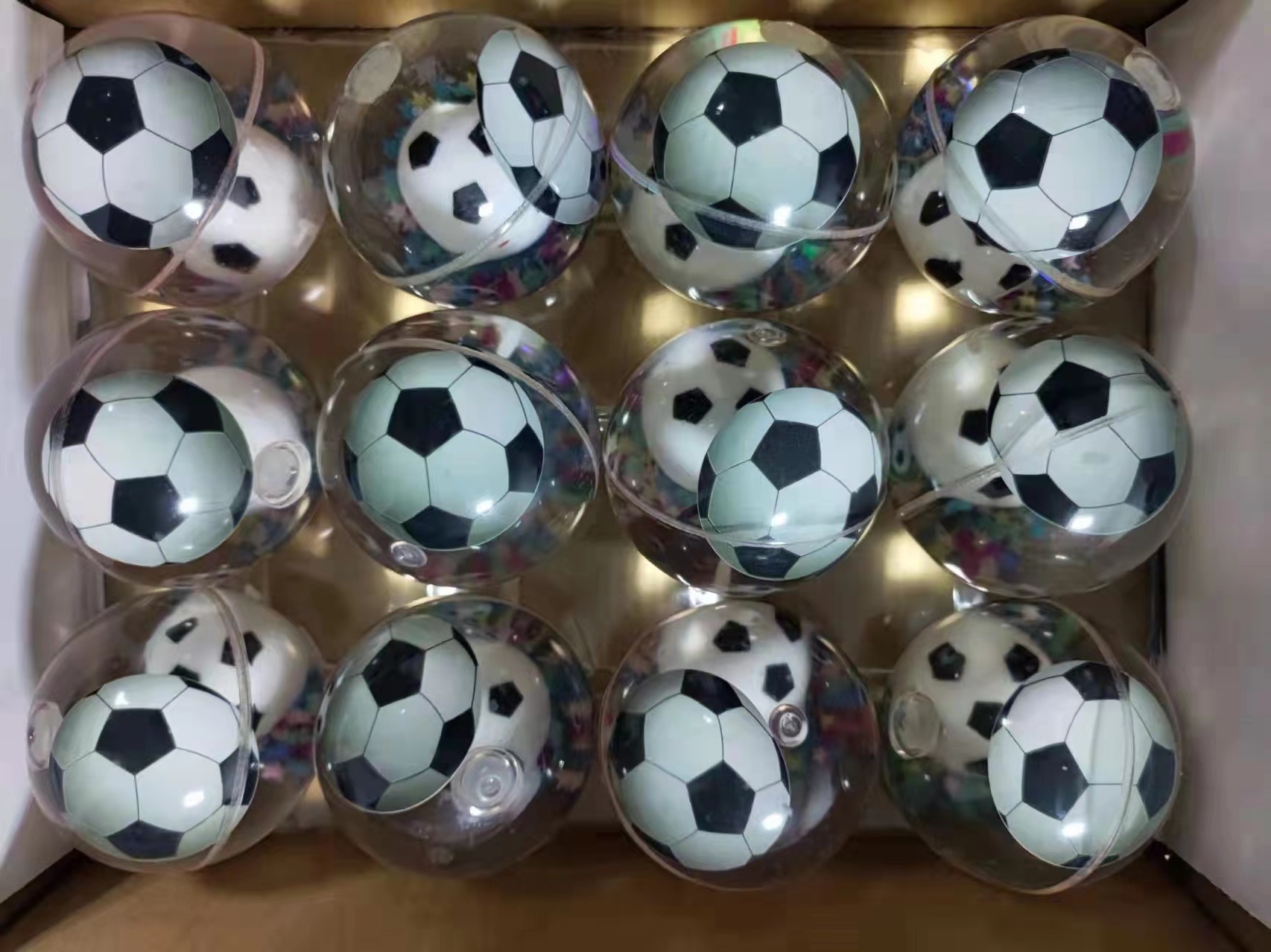 天润闪光足球电子＋足球片弹力球/水晶YOYO球TR-1007