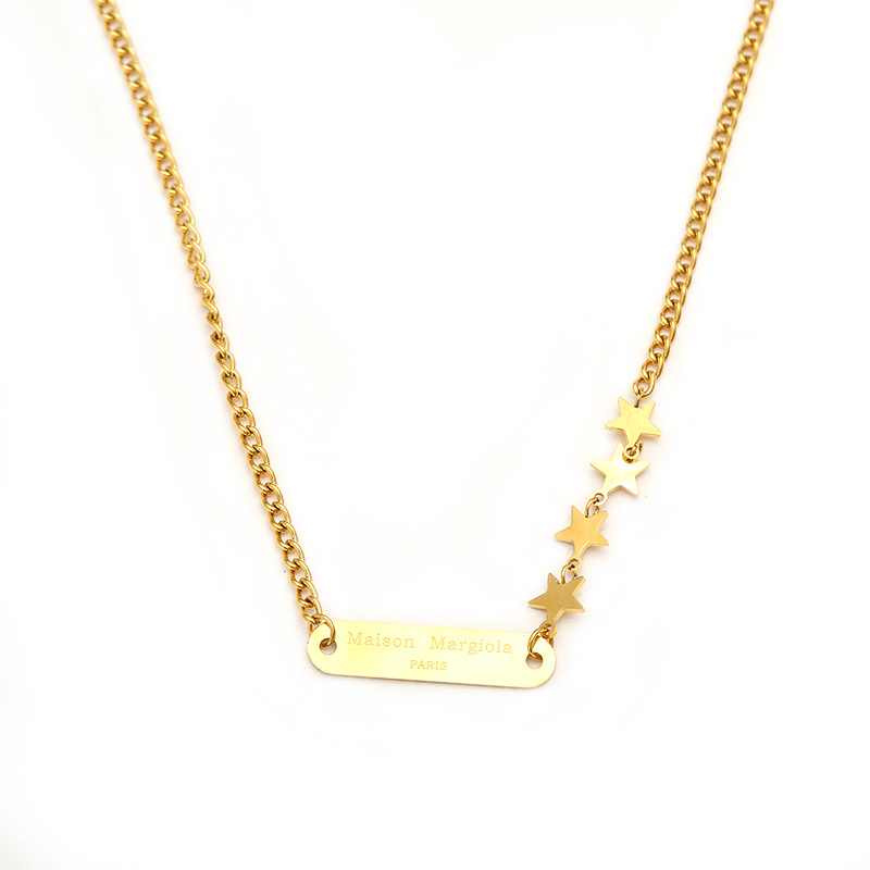 不锈钢/饰品/项链套装白底实物图