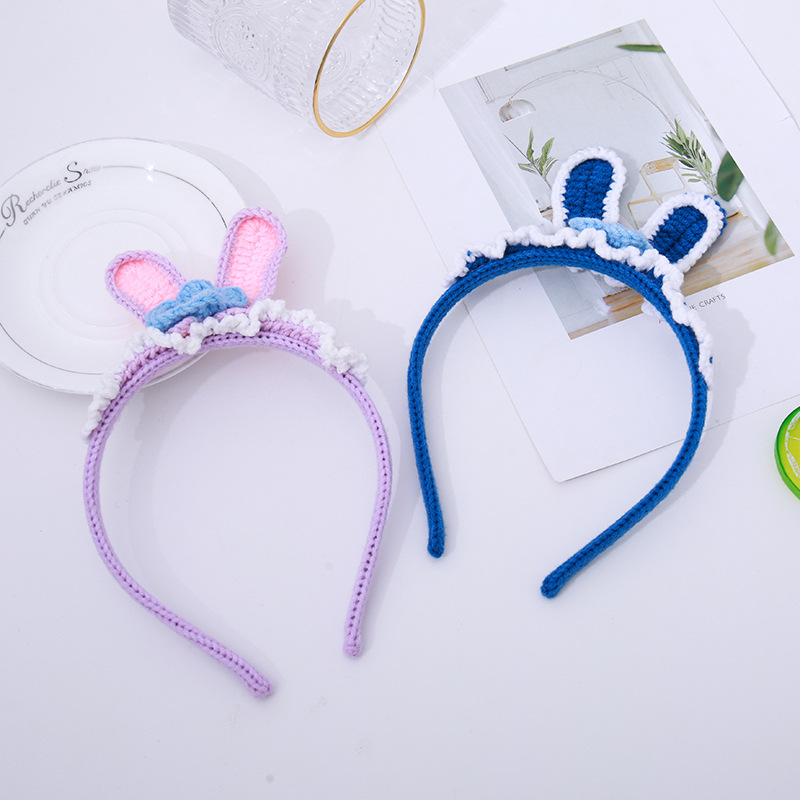 卡通毛线针织发箍女超萌搞怪可爱儿童防滑头箍秋冬时尚发卡头饰