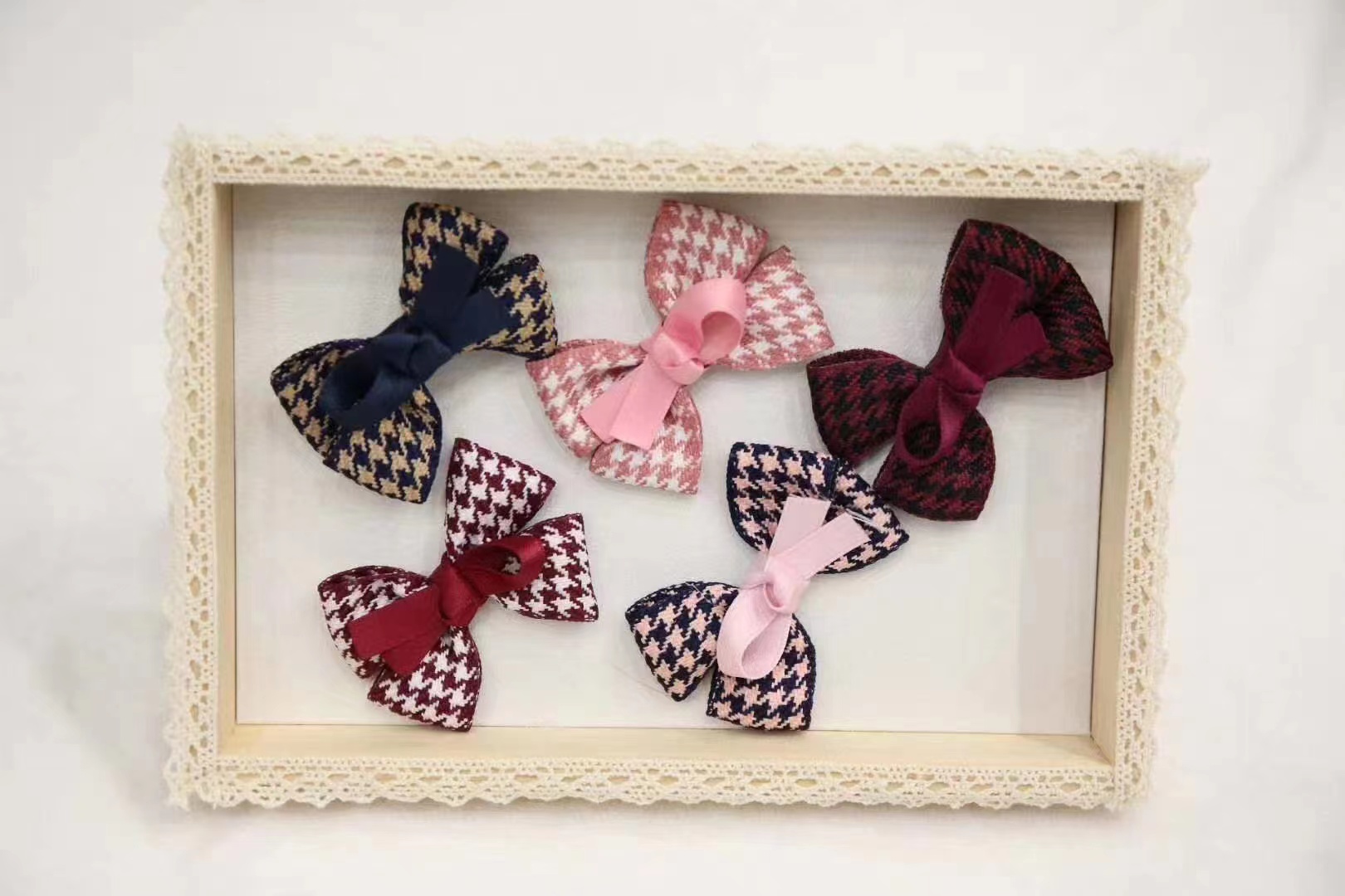 Korean premium woven tape, Thousand Island checkered fabric lace tape factory direct sales, 50Y export for foreign trade Item Picture