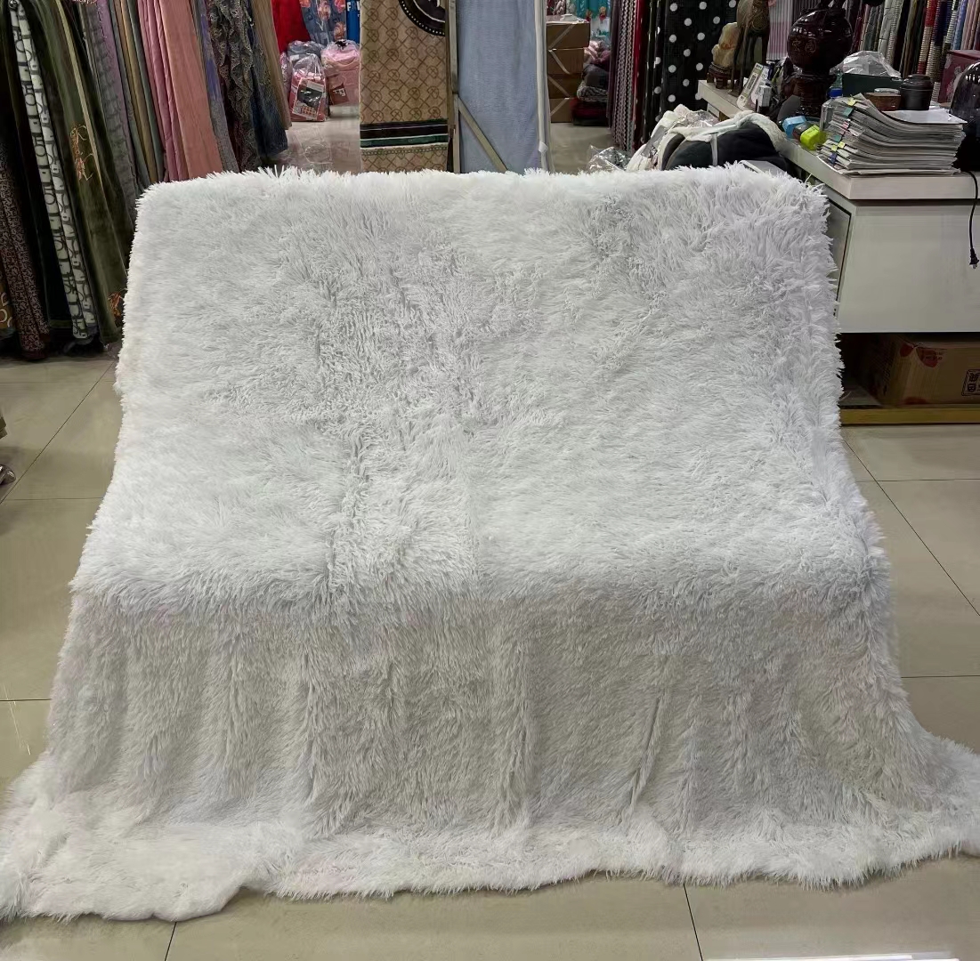 单层裸毯 毛毯 毯子 手感舒适 颜色多样可选5