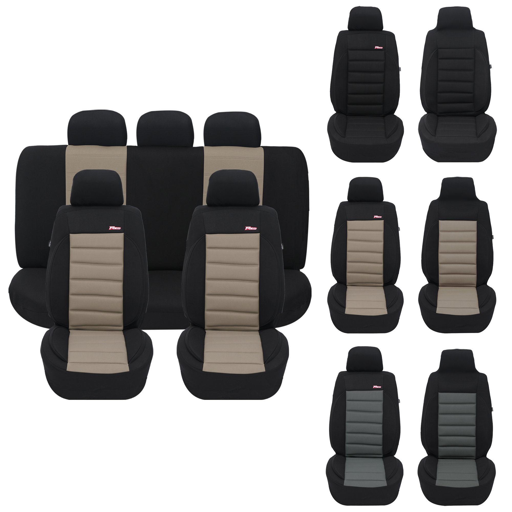 四季通用汽车座椅套 小菠萝布座套外贸座垫