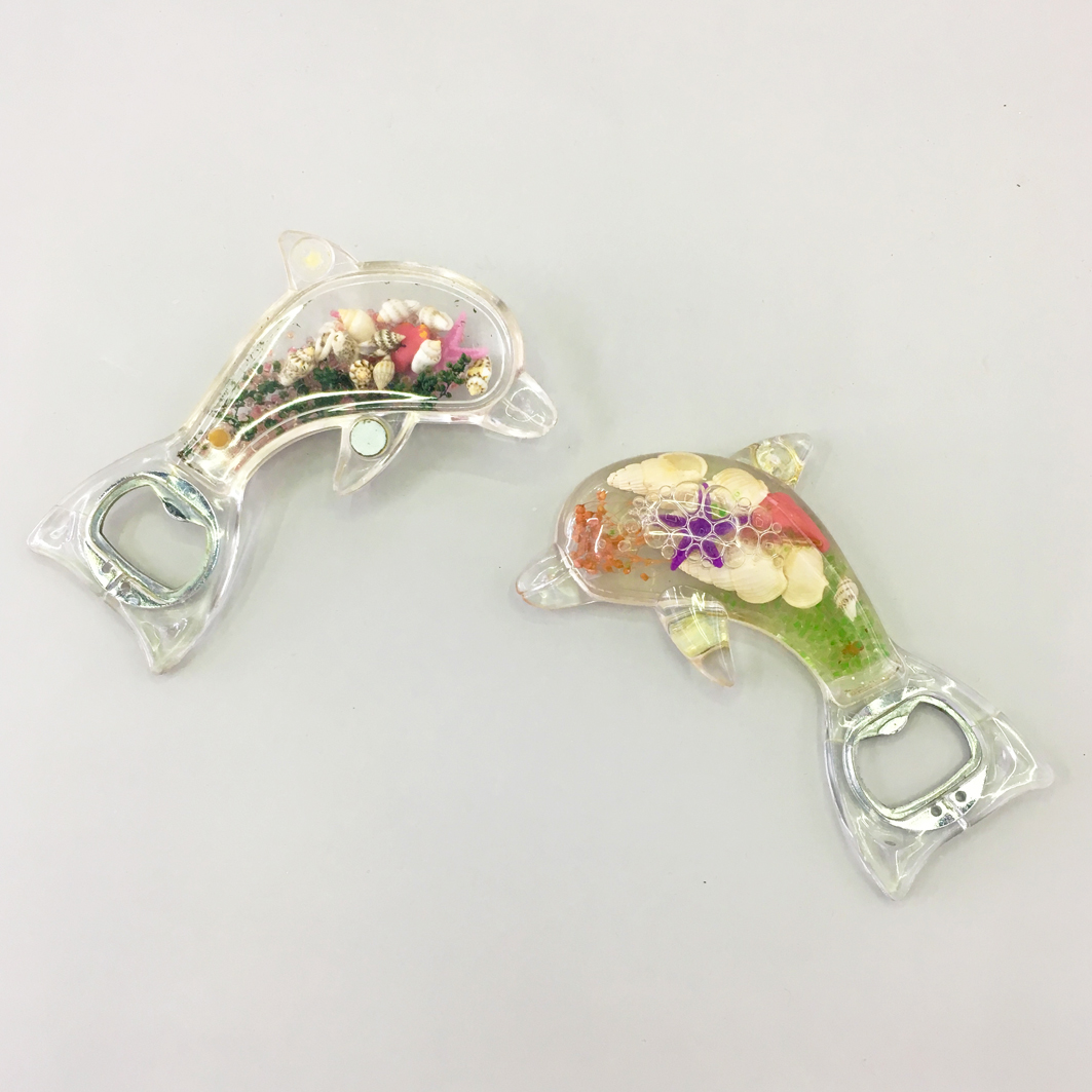 供应小海豚形开瓶器冰箱贴 哲辉工艺01