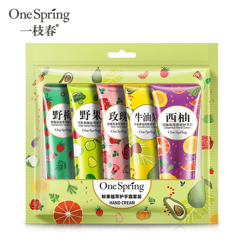 One Spring Fresh Fruit Plant Extract Hand Cream Set for hand care Item Picture