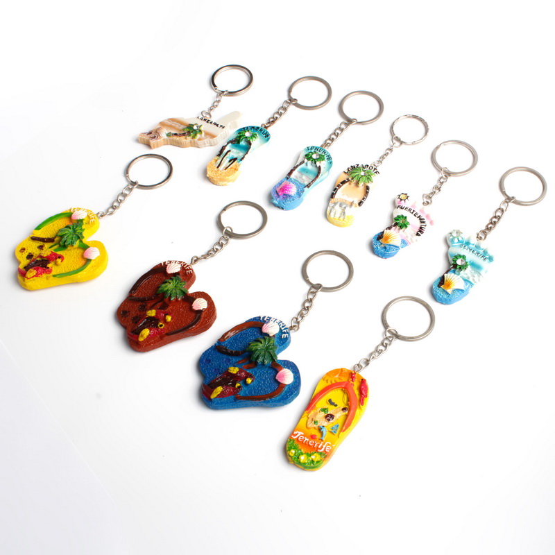 树脂钥匙扣/海洋风钥匙扣/钥匙扣挂件产品图
