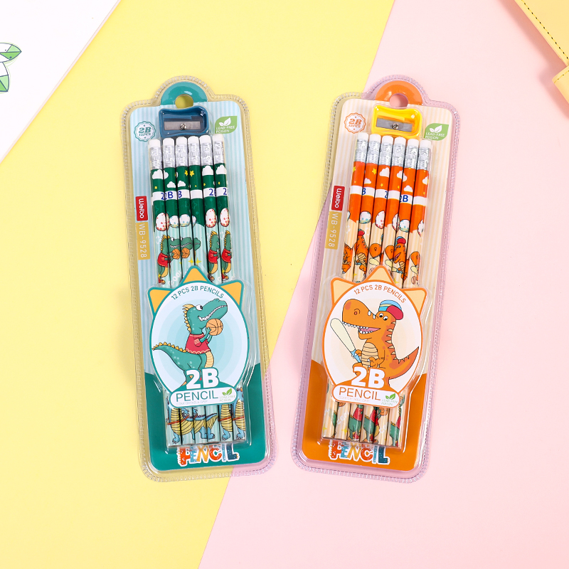 weibo Weibo Pencils 12 pieces wholesale Cartoon pencils Children's pencils Engraving hb Primary School students' writing examination Specification image