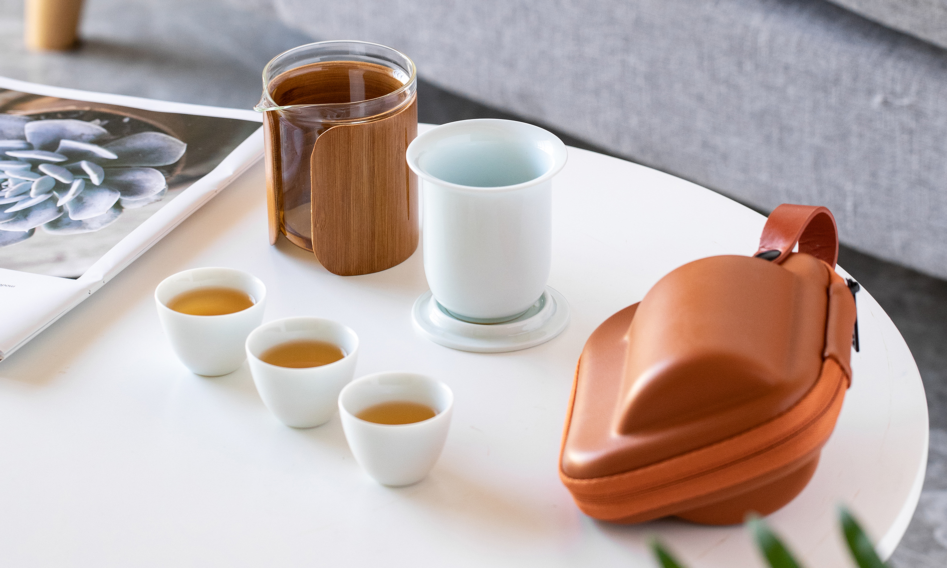 至为家居严选茶盘乐游随行装系列楠竹茶器茶道配件家具套装家居楠竹
