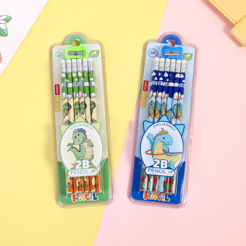 weibo Weibo Pencils 12 pieces wholesale Cartoon pencils Children's pencils Engraving hb Primary School students' writing examination details Picture