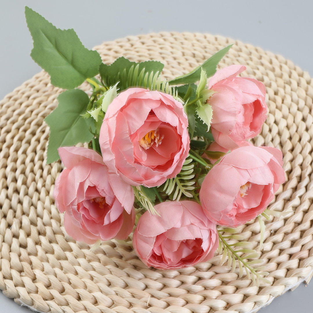 Silk flowers, peony stems, peony roses, wedding decorative flowers Application Scenario