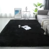 Cross-border simple solid-color wool carpet with fleece floor mat, ins silk and wool carpet, sofa blanket, long blanket fully laid beside the bedroom bed, bay window mat wholesale Application Scenario