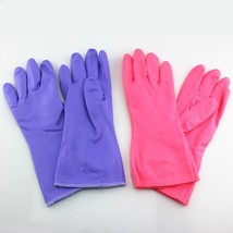 PVC短保暖手套 冬天洗衣服 洗碗 加毛绒布UP保暖手套