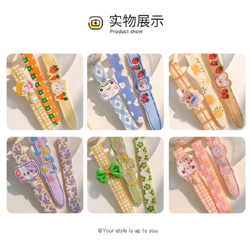 小女孩糖果色女童卡宝宝碎发夹不伤发刘海夹子头饰